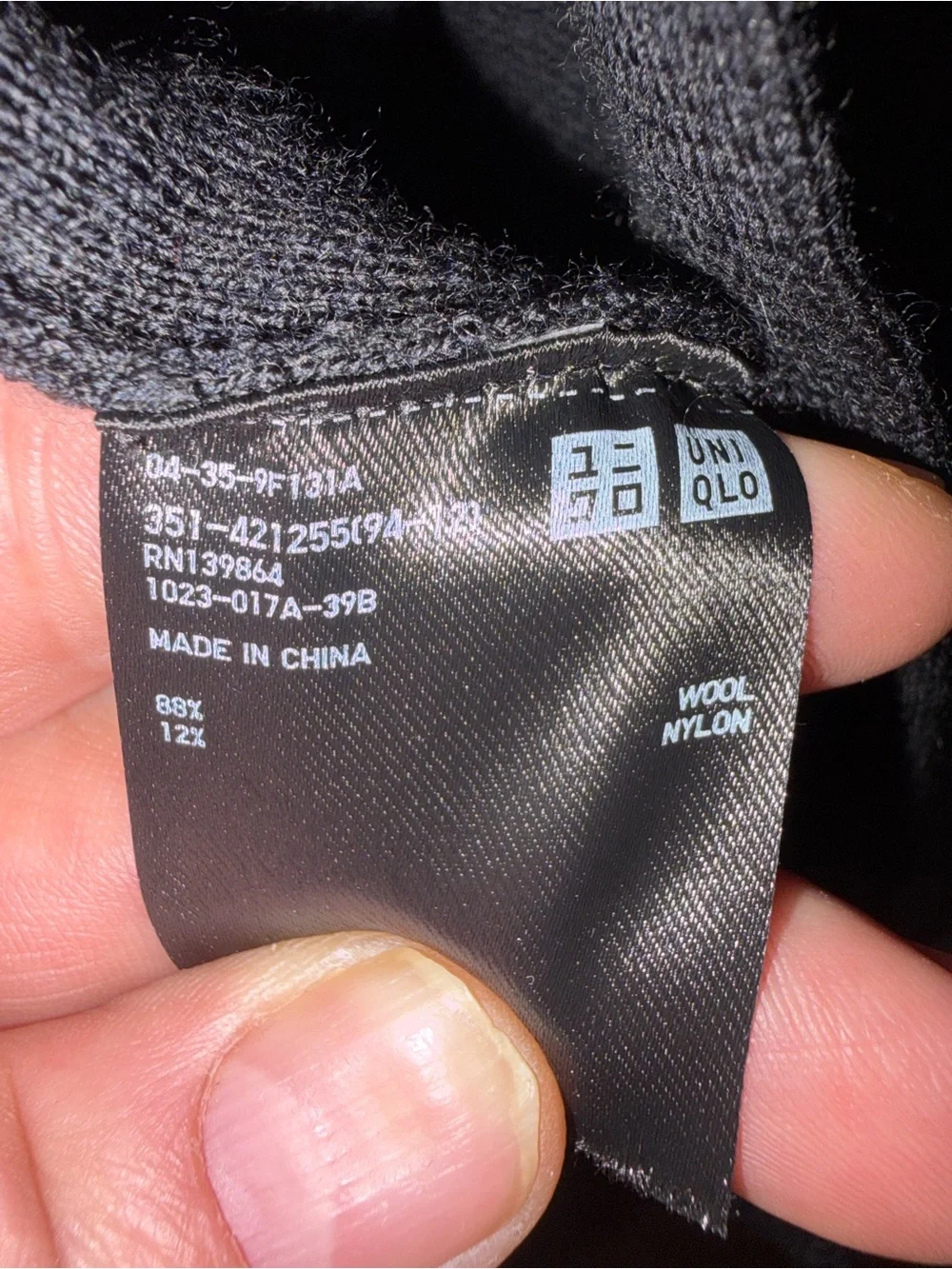 Uniqlo Men's Black Lightweight Shirt Jacket